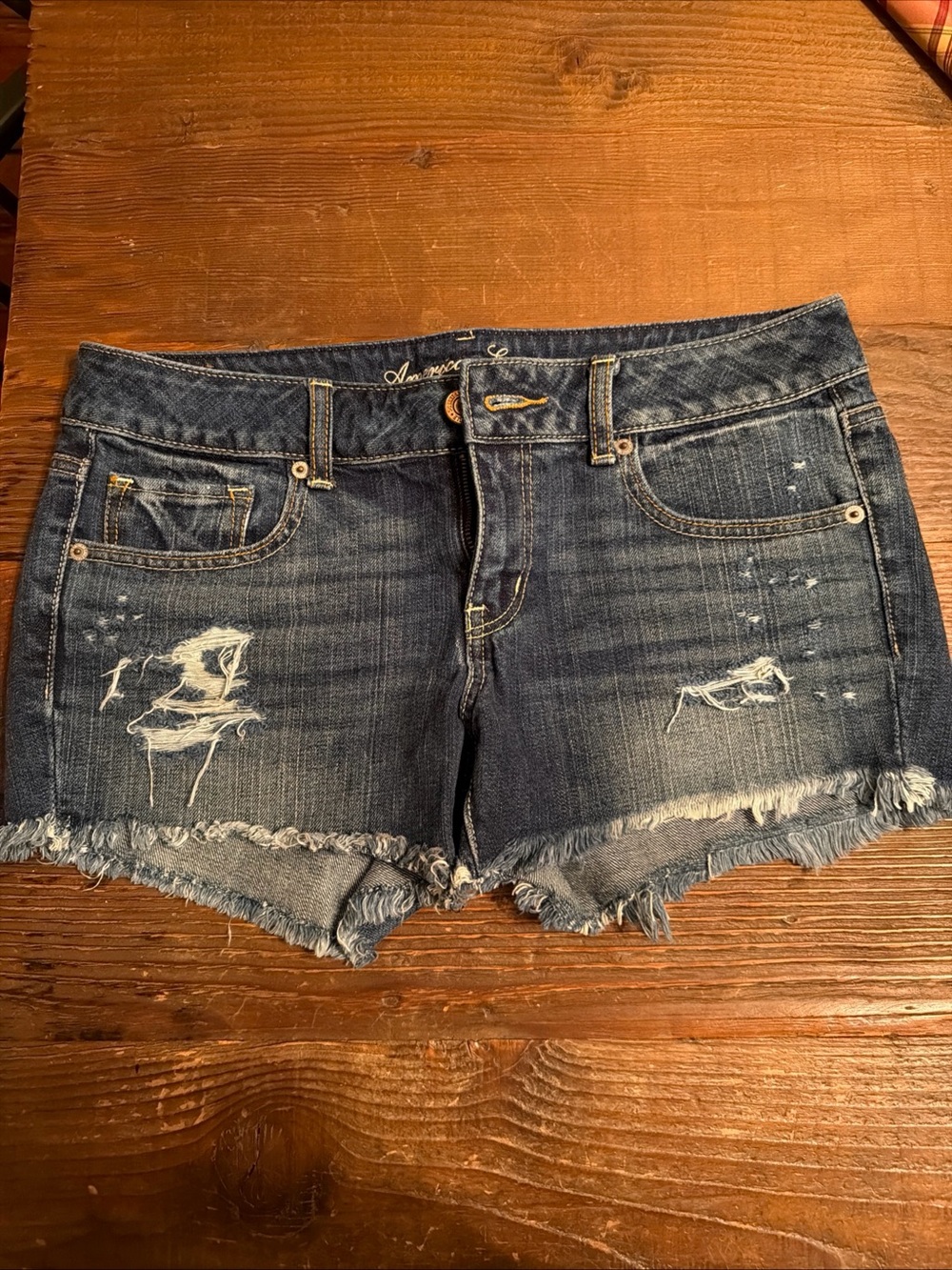 American Eagle Jean Shorts Sz 8 100% Cotton NWOT